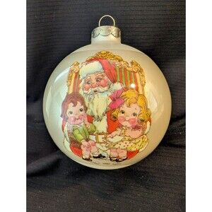 Lot of 17  Campbell's Soup Kids Christmas Ornaments 1980 - 1999   Round 3" dia